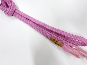 未使用品　正絹　撚り房　手組帯締め